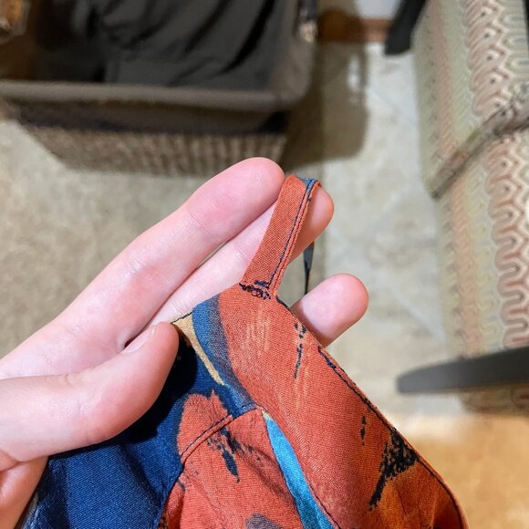 Rolla's Eve Painted Tulip Button Front Midi Dress - Picture 12 of 14